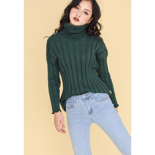 20 Again - Áo Len Cổ Gập Poly Cotton