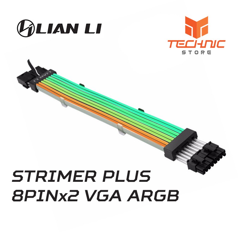Cáp nguồn nối dài LianLi STRIMER PLUS ARGB 8PINx2 VGA