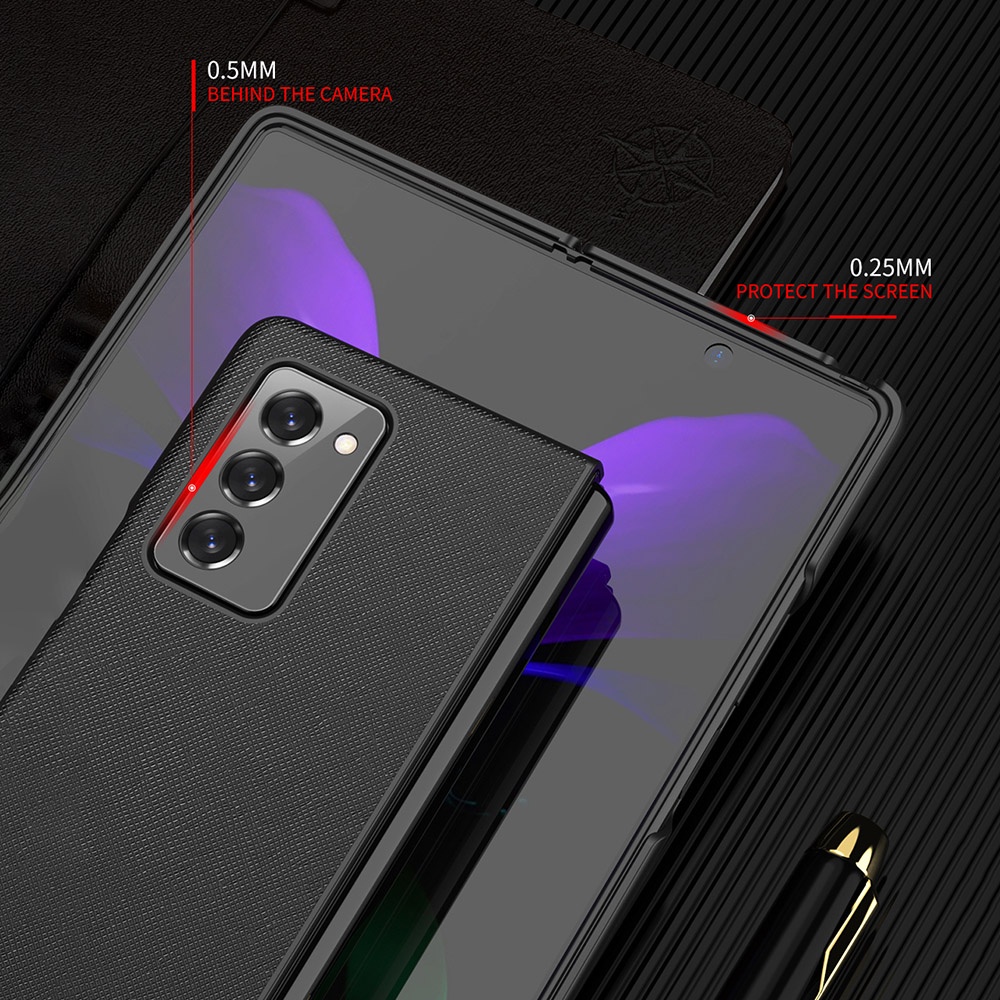 Samsung Z Fold 2 5G case cover ZFold2 5G foldable leather phone caseshockproof coque fundas