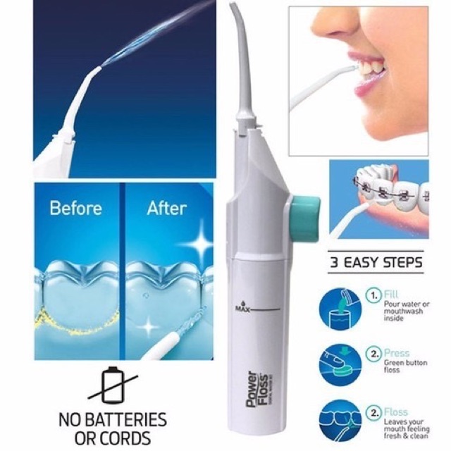 🔥FREESHIP🔥 Bình Xịt Trắng Răng Vệ Sinh Răng Miệng Power Floss