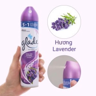 Xịt phòng Glade hương lavender 280ml