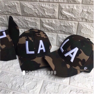 Nón kết camo logo LA (VNXK)