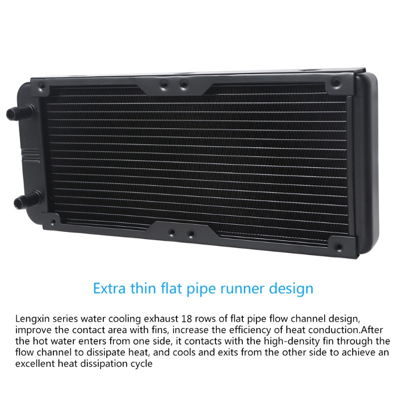 Bộ Tản Nhiệt Bằng Nhôm 18 Ống Nước Chuyên Dụng Cho CPU PC