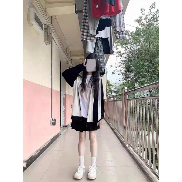 SẴN áo khoác in hình kurumi màu đen siêu cá tính