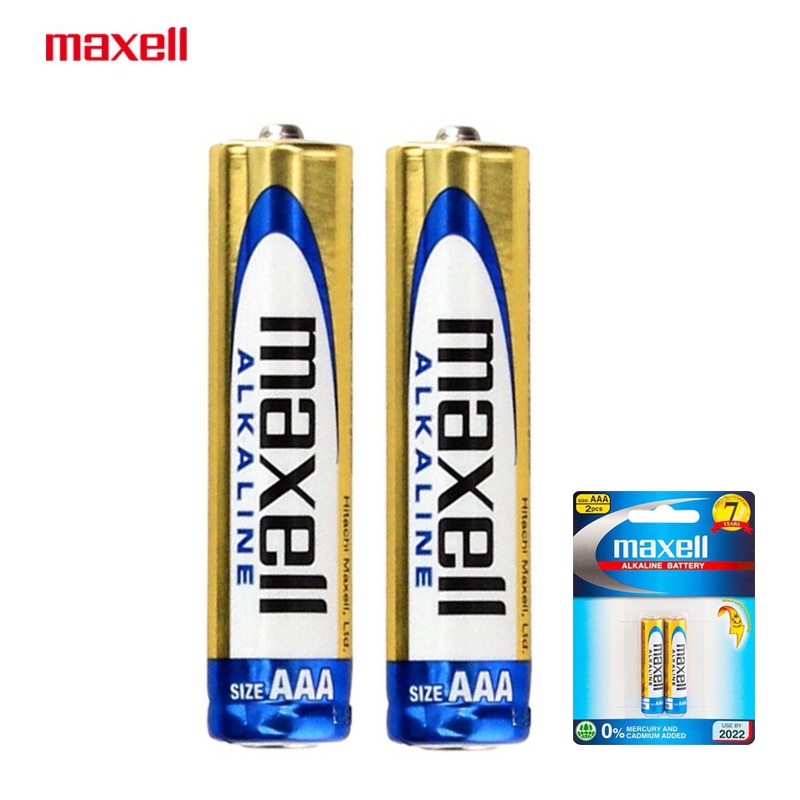 Pin AAA Maxell Alkaline 1.5V vỉ 2 viên