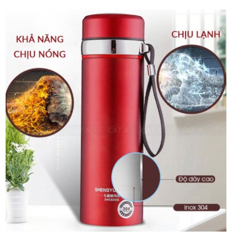 Bình giữ nhiệt inox 304 không gỉ 800ml - 100ml Shengyuan - Giữ nhiệt hiệu quả, dễ dàng sử dụng