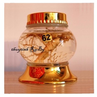BÌNH NGÂM RƯỢU SÂM THỦY TINH 900 ML - BÌNH SÂM