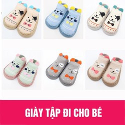 Set 3 đôi giầy tập đi chống trượt cho bé