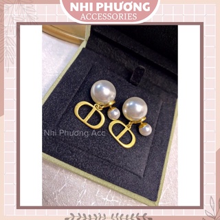 Khuyên tai nụ ngọc d i o r