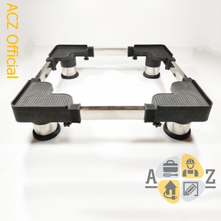 Chân kê máy giặt cao cấp trụ inox - BH 2 năm