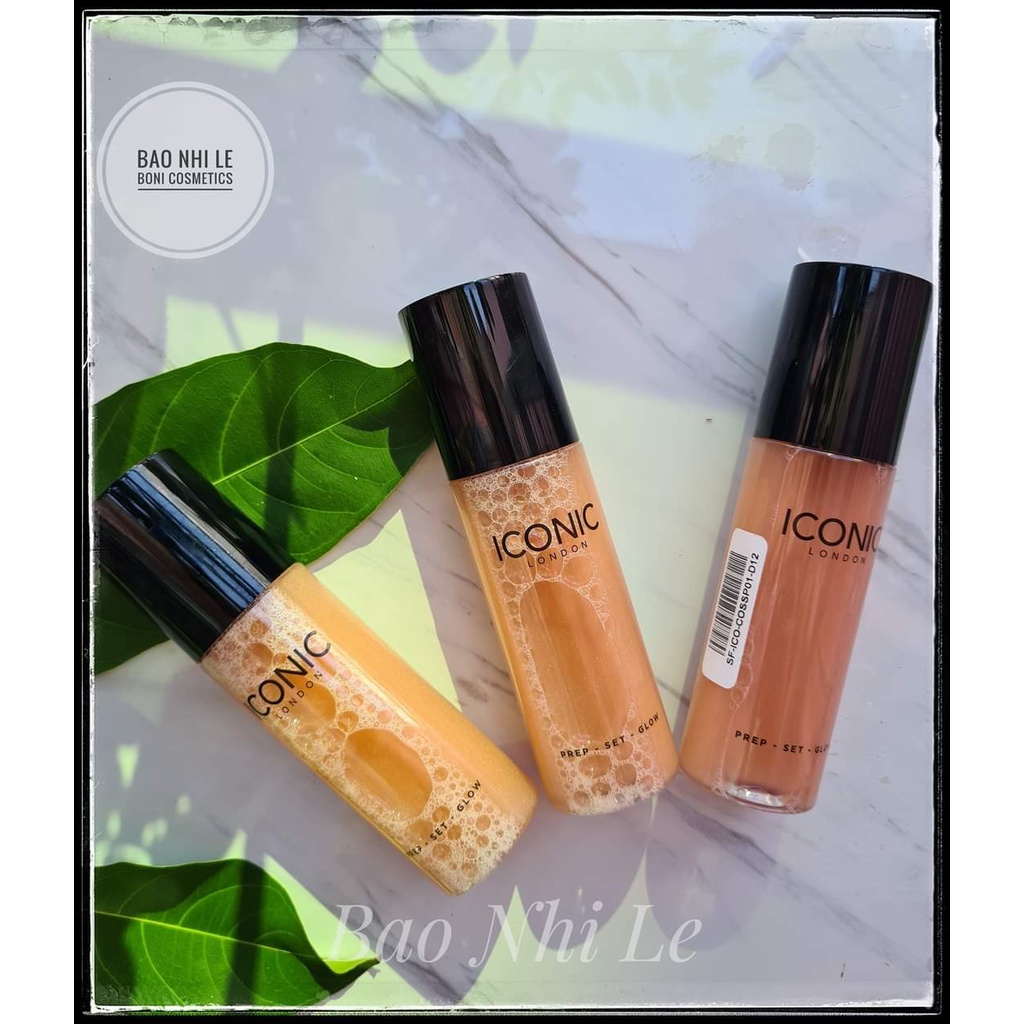 [CÓ SẴN] Xịt khoáng có nhũ Iconic London Prep Set Glow