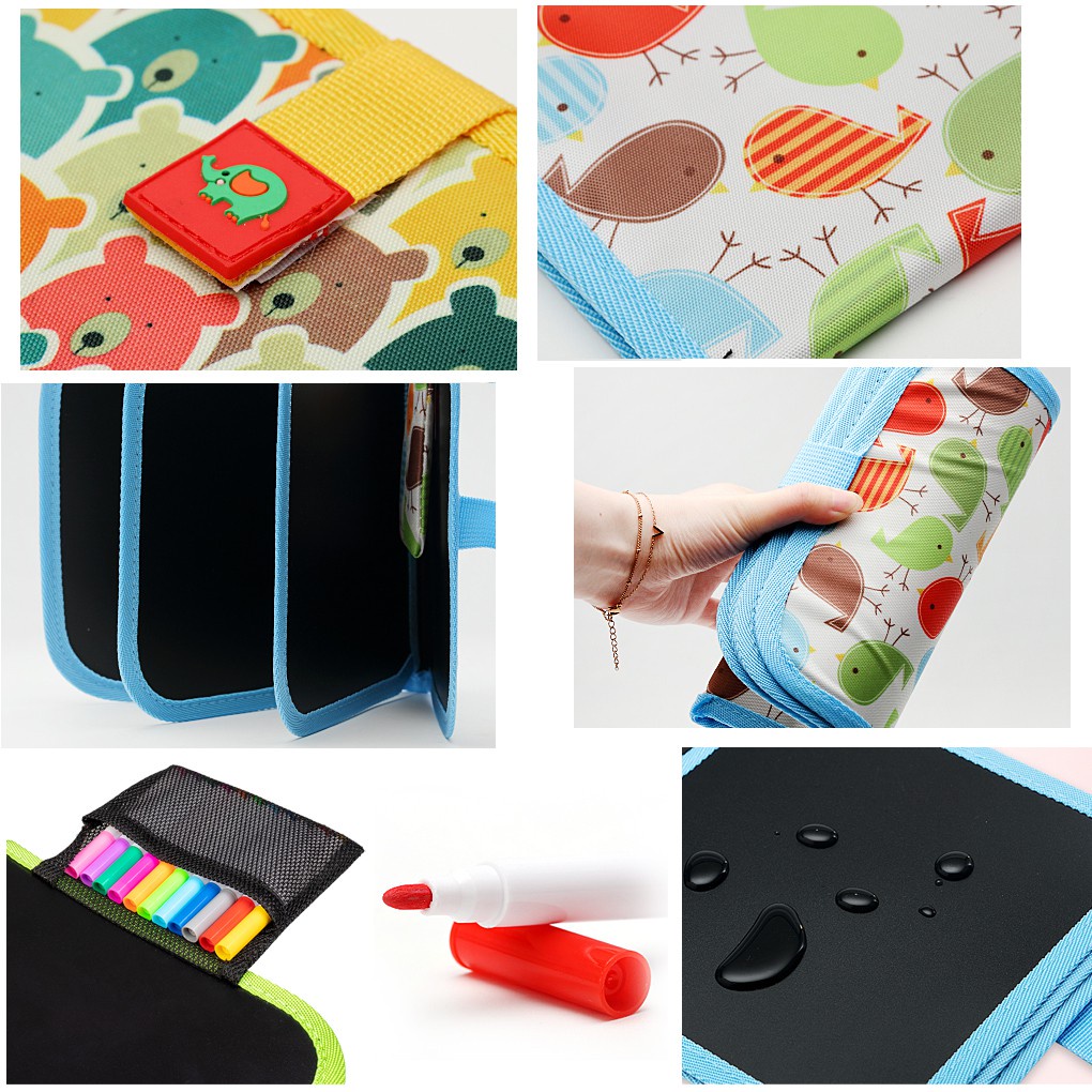 Sách Vẽ Xóa Được, Kèm 12 Cây Bút Màu Nước Ssuppermart, Đồ Chơi Giáo Dục Cho Bé, An Toàn Sức Khỏe