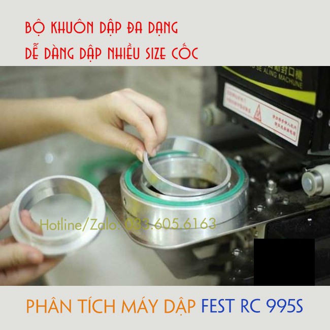 Máy Dập Nắp Cốc Tự Động FEST RC995S - Máy móc pha chế TV