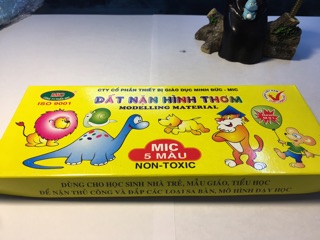 Đất Nặn 5 Màu Mic Thơm An Toàn Cho Bé