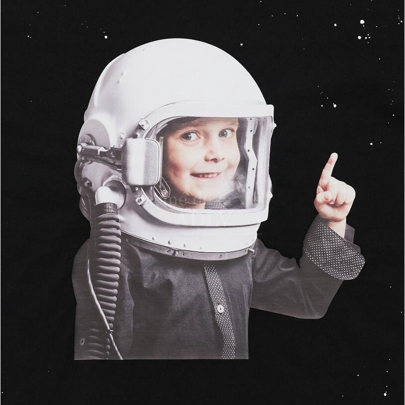 Áo thun cotton ADLV tay ngắn in hình thời trang