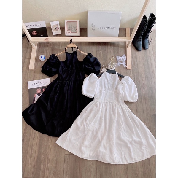 VÁY CỔ YẾM HỞ VAI DÁNG BABYDOLL