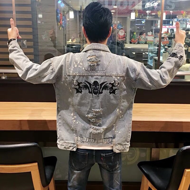áo khoác bò unisex nam nữ đều mặc đươvj