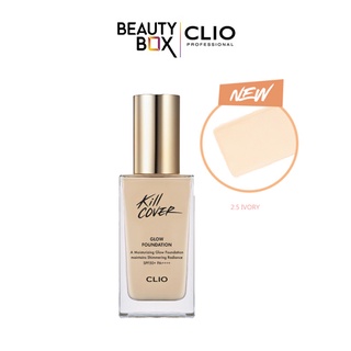 Kem Nền Bóng Mượt CLIO KILL COVER GLOW FOUNDATION SPF50+ PA++++ 38g