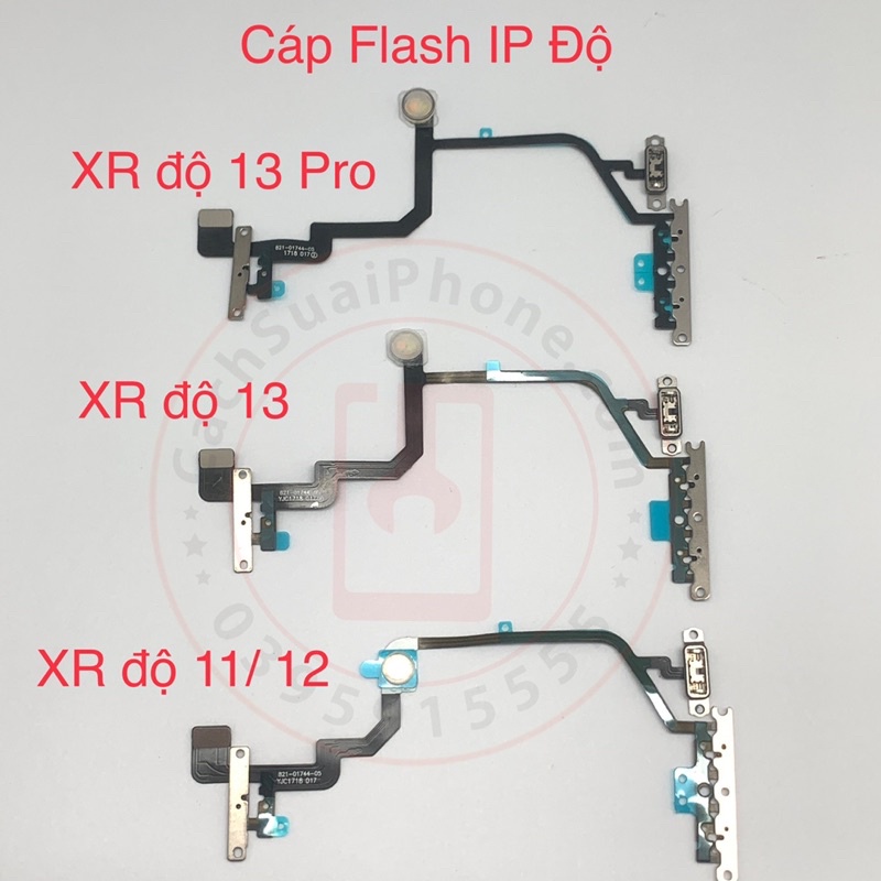 CÁP FLASH IP XR/ X/ XS/ XS MAX ĐỘ IP 11/ 12/ 13/ PRO/ PRO MAX