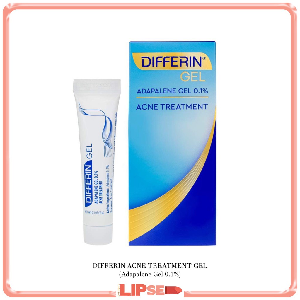 Kem giảm mụn Differin Adapalene Gel 0.1% 15g