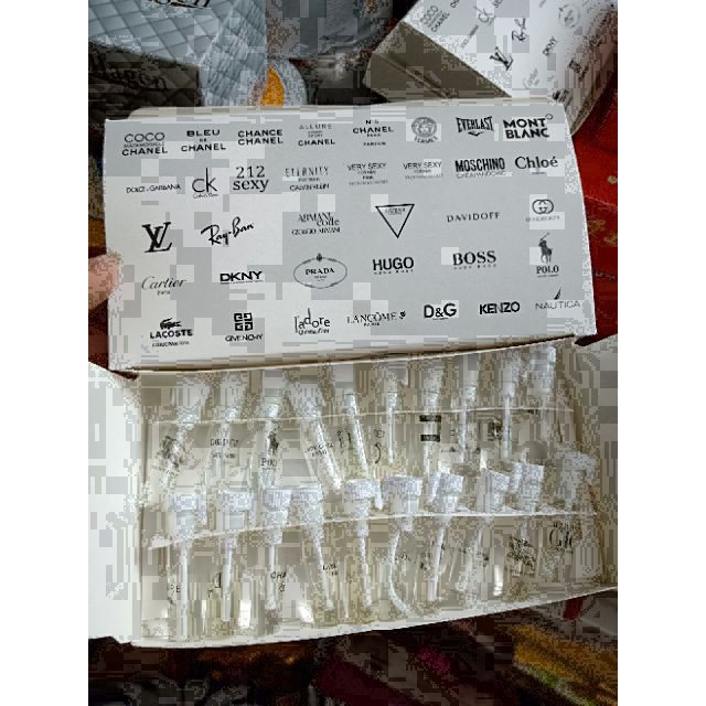 Sét nước hoa 20 lọ tét trắng | BigBuy360 - bigbuy360.vn