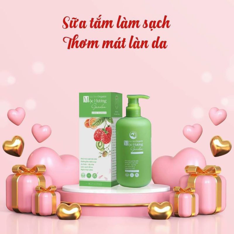 Sữa tắm làm trắng da mộc hương garden,THANH MỘC HƯƠNG hàng chính hãng