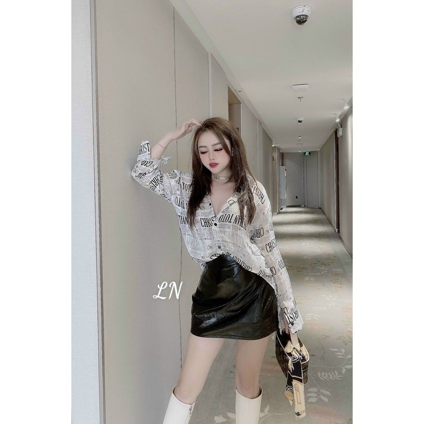 Áo sơ mi dài tay nữ ❤️FREESHIP❤️ Áo sơ mi nữ chất lụa mềm đẹp như hình siêu xinh thời trang cá tính A-T Fashion - SMN3
