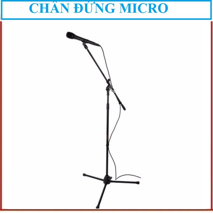 [Mã ELHACE giảm 4% đơn 300K] Chân đế micro đứng Boom Mic Stand - bộ chân đứng micro chắc chắn, siêu bền