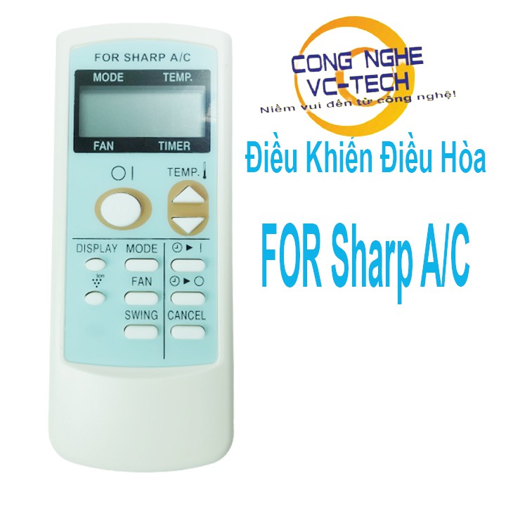 ĐIỀU KHIỂN ĐIỀU HÒA FOR SHARP A/C ✅ ĐIỀU KHIỂN ĐIỀU HÒA CHÍNH HÃNG ✅ BẢO HÀNG 6 THÁNG