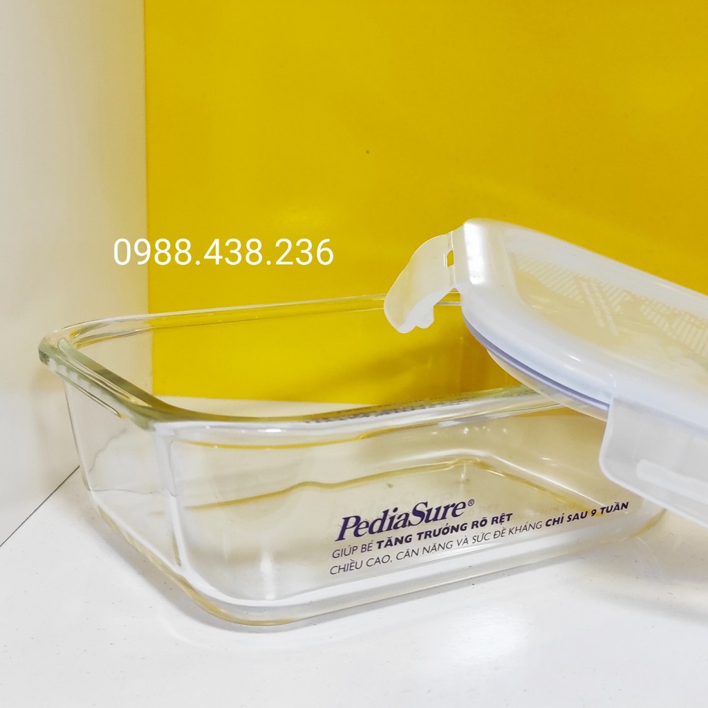 Combo 2 Hộp Thủy Tinh Lock&amp;Lock 630ml