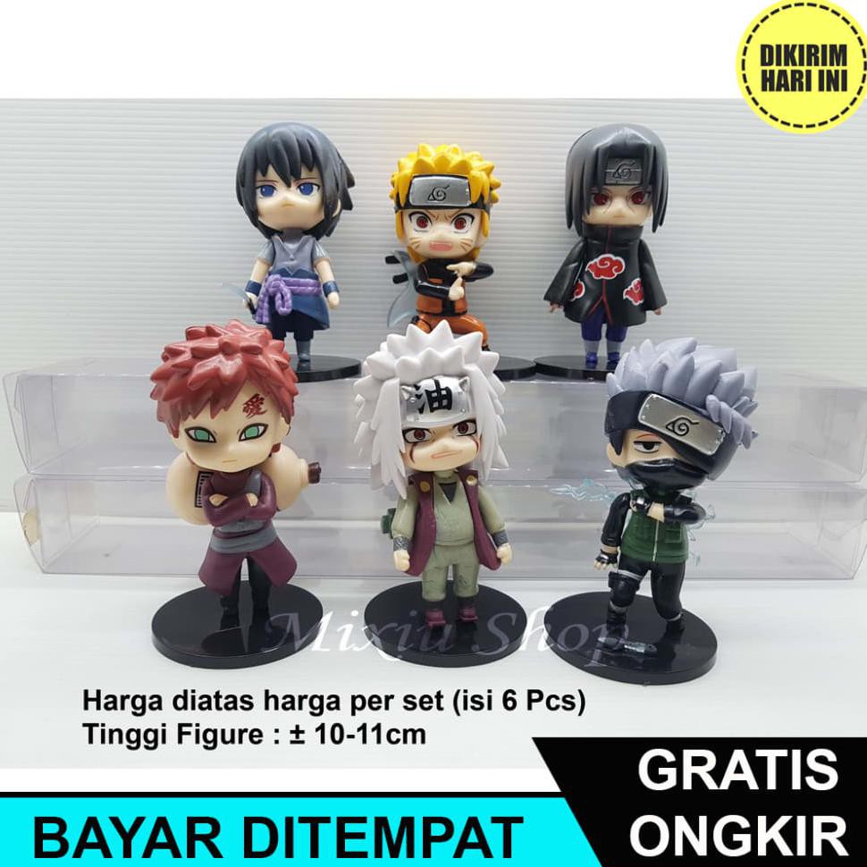 Mô Hình Nhân Vật Naruto Chibi Contents 6 Jiraiya Sasuke Kakashi Gaara Itachi Stz Jc538