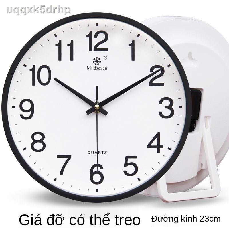 Ghế treo 17 cm mục đích kép đồng hồ tường nhỏ văn phòng bàn làm việc câm để thạch anh điện tử vị trí chỗ ngồi