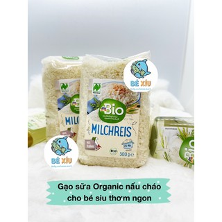 GẠO SỮA HỮU CƠ BIO ĐỨC NẤU CHÁO ĂN DẶM 500g SIÊU NGON HÀNG AIR