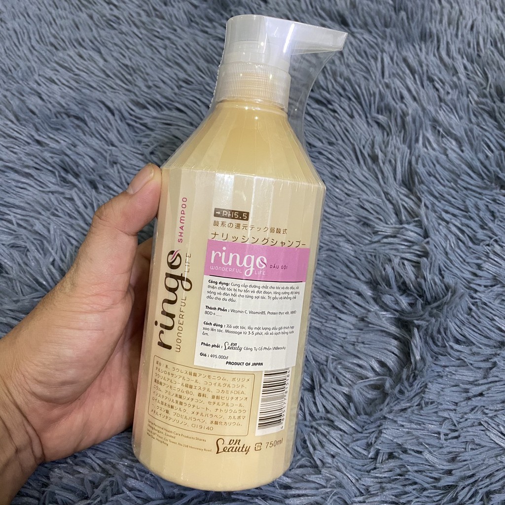 Dầu gội phục hồi tóc Ringo Shampoo Wonderful Life 750ml