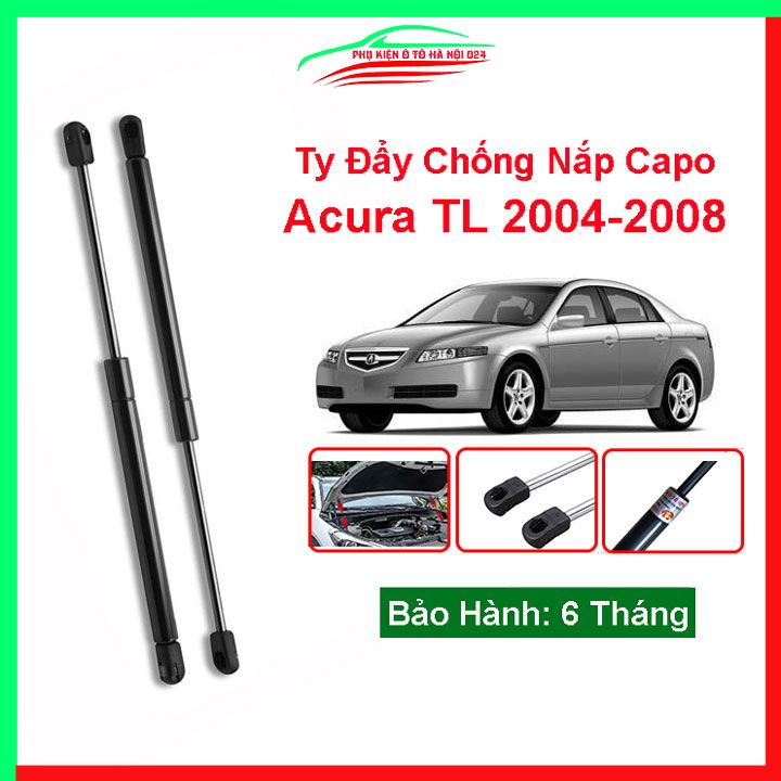 Bộ ty thủy lực ben hơi chống nắp capo Acura TL 2004-2008 tự động kèm phụ kiện lắp