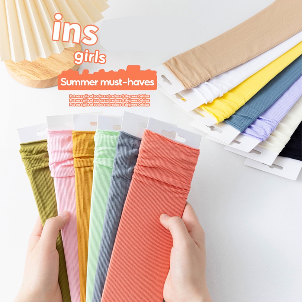 Vớ AYUER lụa mỏng thời trang mùa hè xinh xắn thời trang dành cho nữ