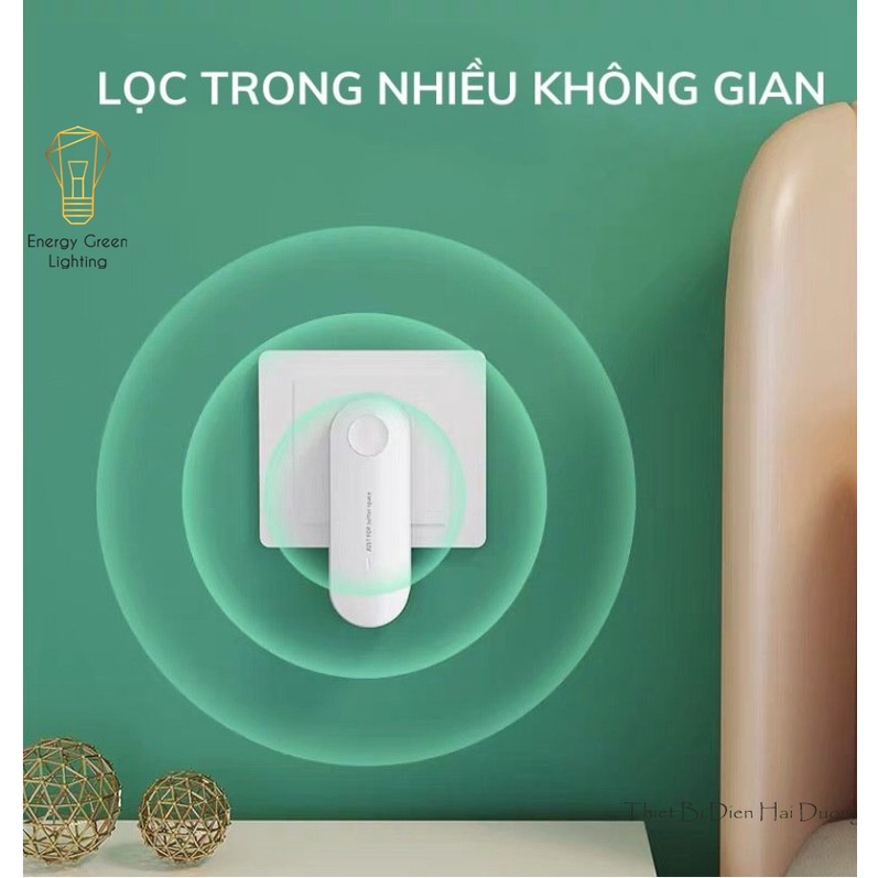 Máy Lọc Không Khí lon Âm Mini Energy Green Lighting MK-11052 - Khử Mùi Thuốc Lá, Khử Mùi Nhà Vệ Sinh, Mùi Nấu Bếp