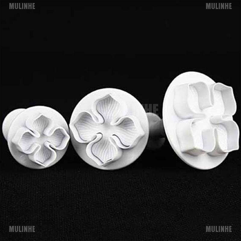 Set 3 Dụng Cụ Cắt Kẹo Đường Trang Trí Bánh Kem