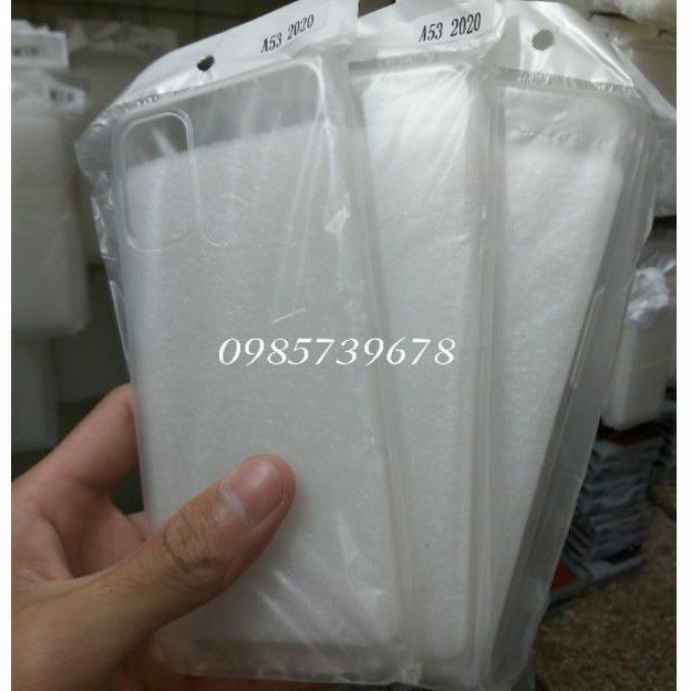 Bộ 3 chiếc ốp dẻo cho oppo A53 2020 silicon trong suốt