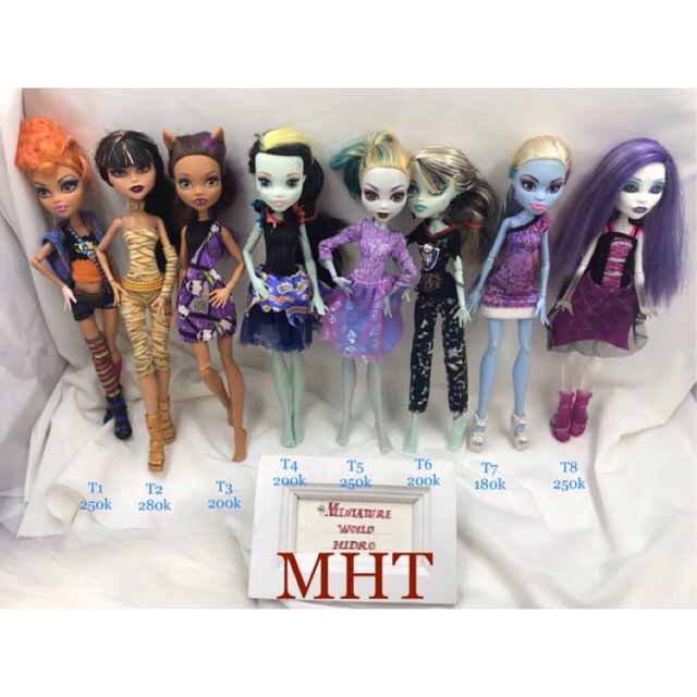 Búp bê monster high. Búp bê MH. Mã MHT