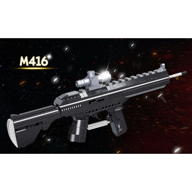 Đồ chơi xếp hình lego Warrior M4A1