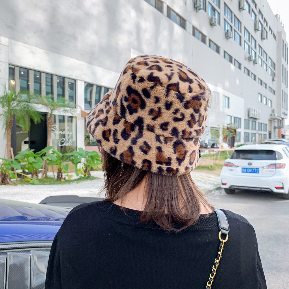 Mũ bucket lông cừu thu đông cho nữ phong cách Nhật Autumn loại đẹp dày ấm - Mã BU009 The Collar Box