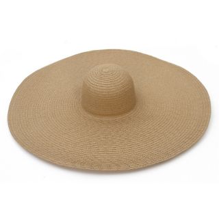 Mũ cói rộng vành (sẵn màu nâu đan lỗ)