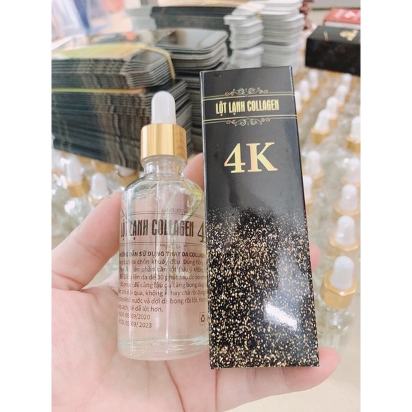 lột body sinh học collagen 4k chai 50ml lột được 2 tay 2 chân