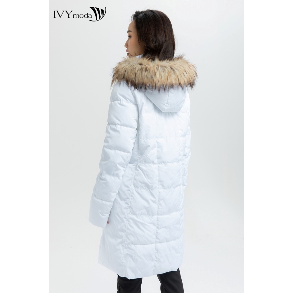 Áo phao chần bông dáng dài IVY moda MS 71B8003