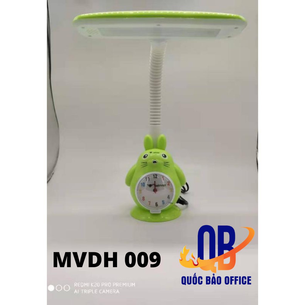 Đèn học chống cận MẮT VIỆT DMV0009 - 3 chế độ ánh sáng - đồng hồ báo thức hình thỏ