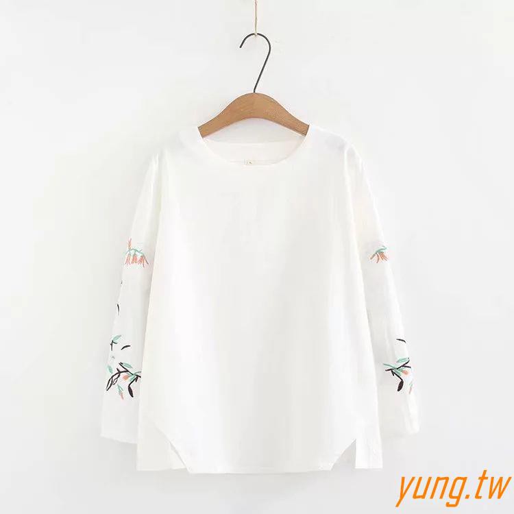 Áo Thun Cotton Tay Dài Size Lớn 4xl Thời Trang Mùa Thu 2020 Cho Nữ