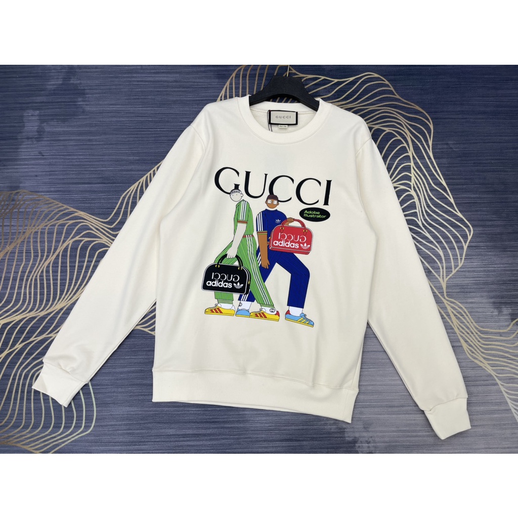 Áo thun dài tay cổ tròn thời trang nữ cao cấp Gucci GC GG sành điệu, thanh lịch và cá tính