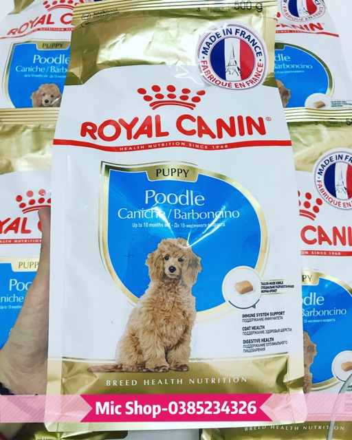 Thức ăn Royal Canin Poodle Junior cho chó