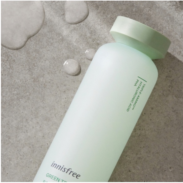 NEW 2022 Nước hoa hồng chiết xuất trà xanh Innisfree Green Tea Balancing Skin 200ml